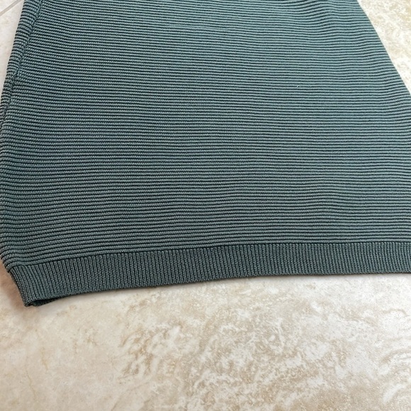 French Connection Women’s Dress Bodycon Short Sleeve Knit Stretch Green Size 2 - Picture 6 of 14